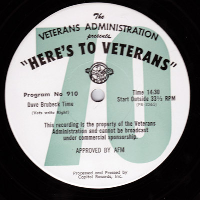 Here's to Veterans - LP 
